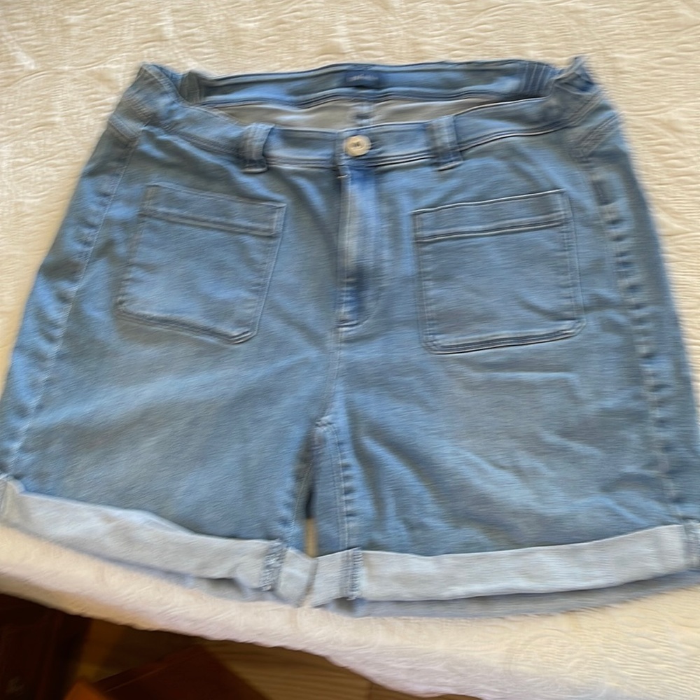 J.Jill denim shorts size 16.